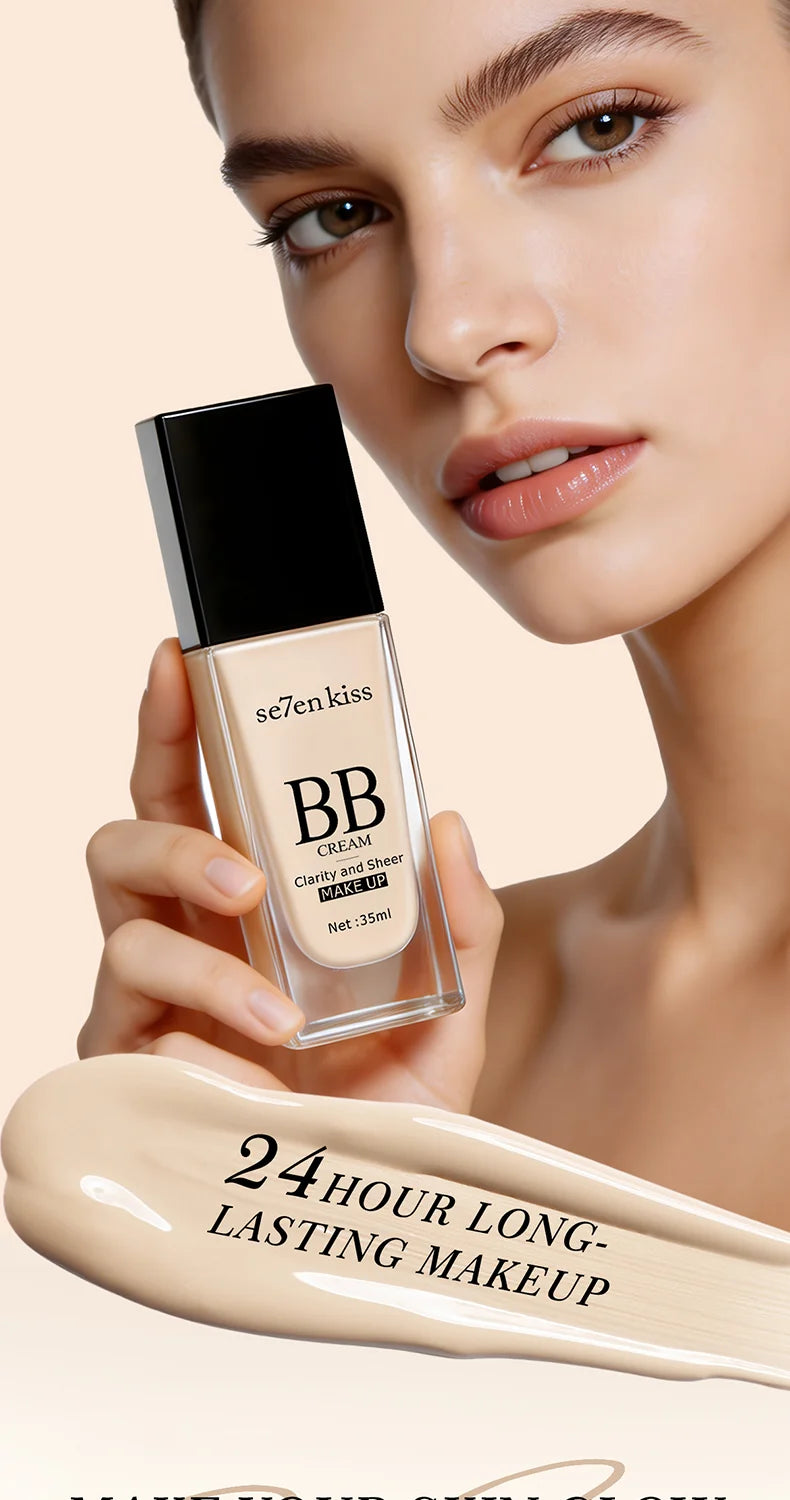 Se7en Kiss Moisturizing BB Cream Foundation Waterproof Liquid Makeup