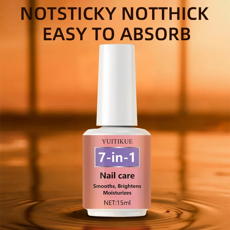 YUITIKUE 7-in-1 Nail Treatment Polish Moisturizing Base and Top Coat