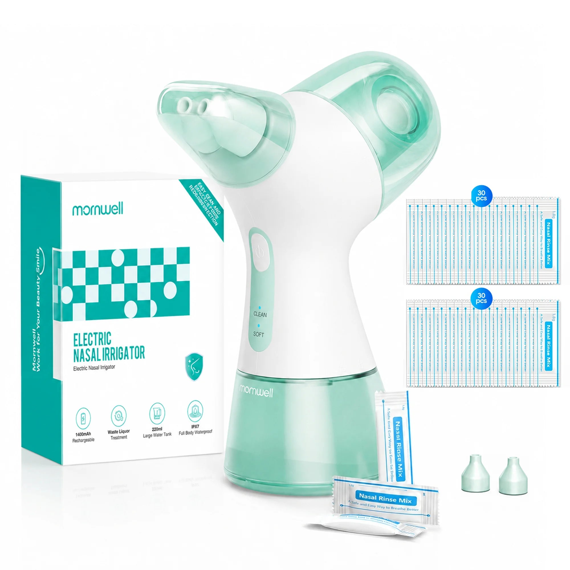 Electric Nasal Irrigator for Sinus Relief and Congestion - 17