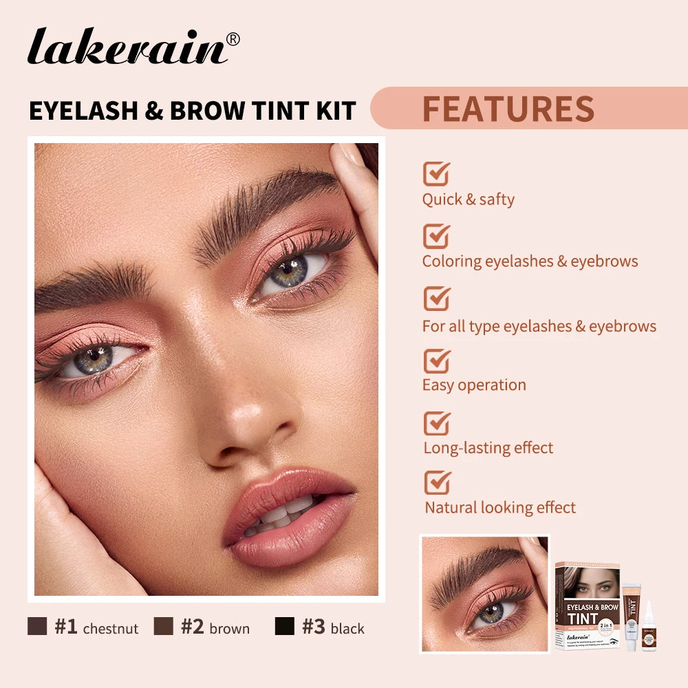 Professional Eyelash and Eyebrow Tinting Kit