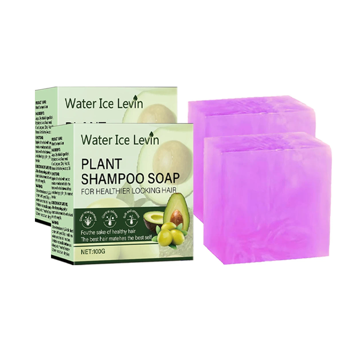 Plant Shampoo Soap Bar with Collagen and Olive Fruit Oil - 6