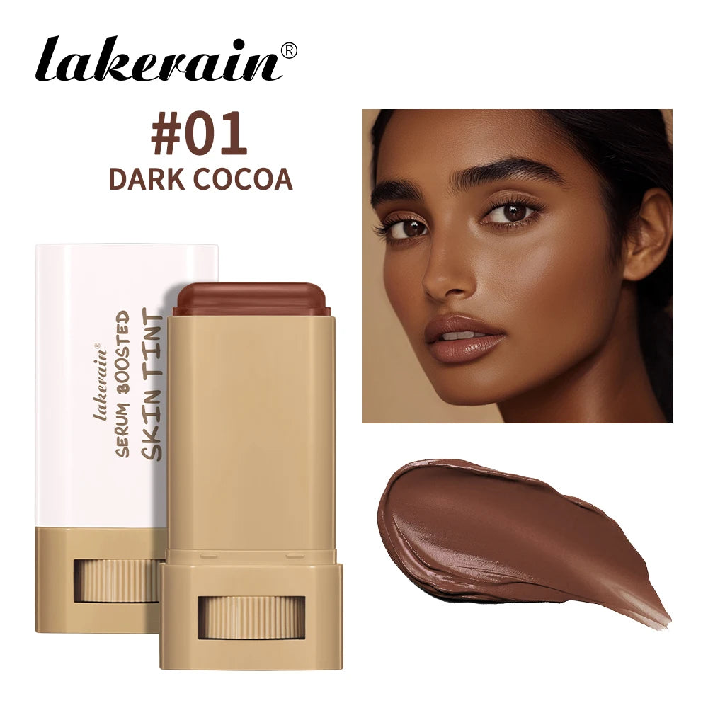 Matte Foundation Stick with Built-in Brush for Flawless Coverage