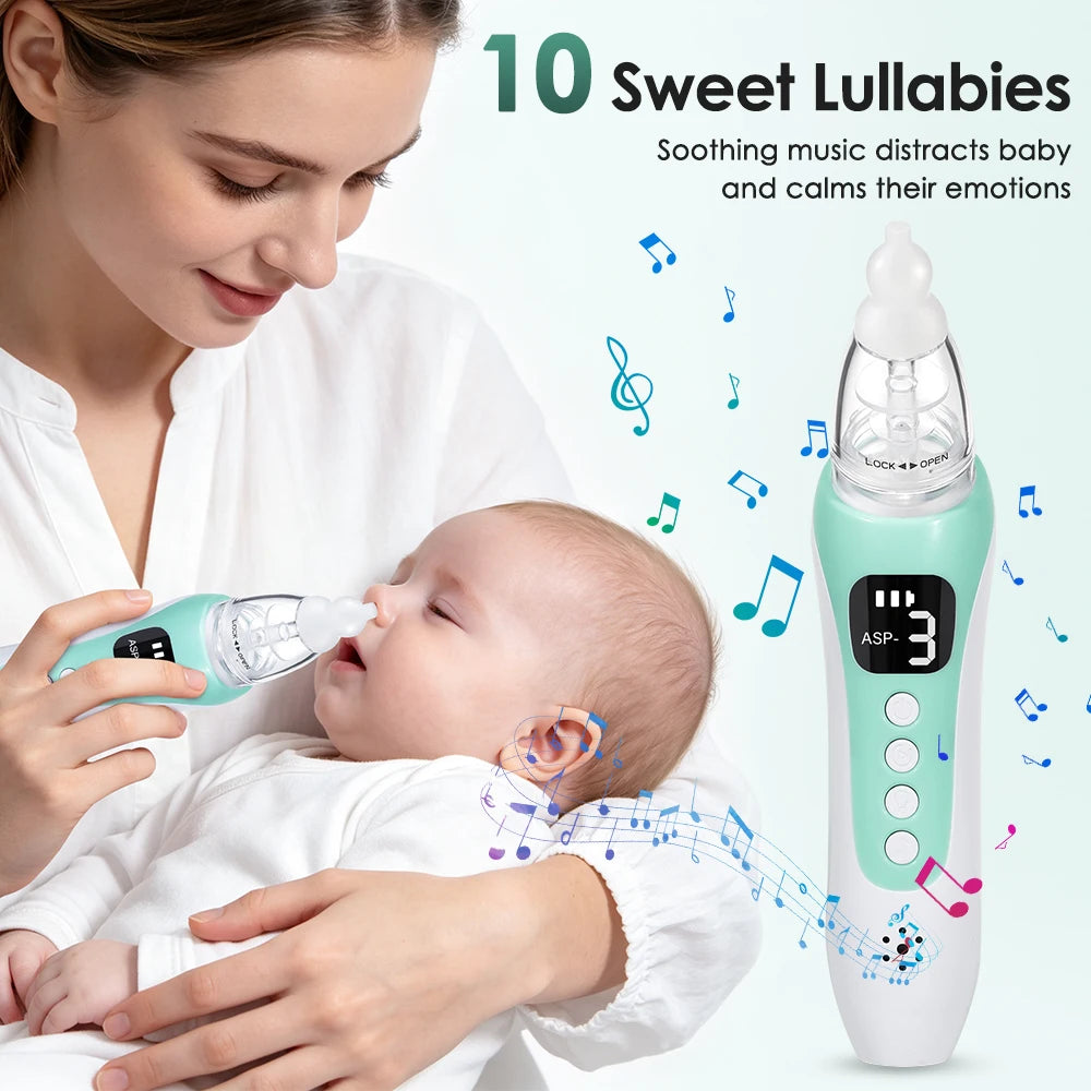 Electric Baby Nasal Aspirator with Lullabies - 7