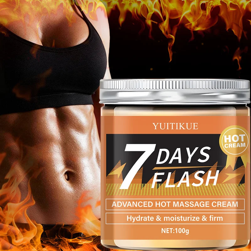 YUITIKUE 7 Days Hot Massage Cream Firming and Moisturizing Body Gel 100g