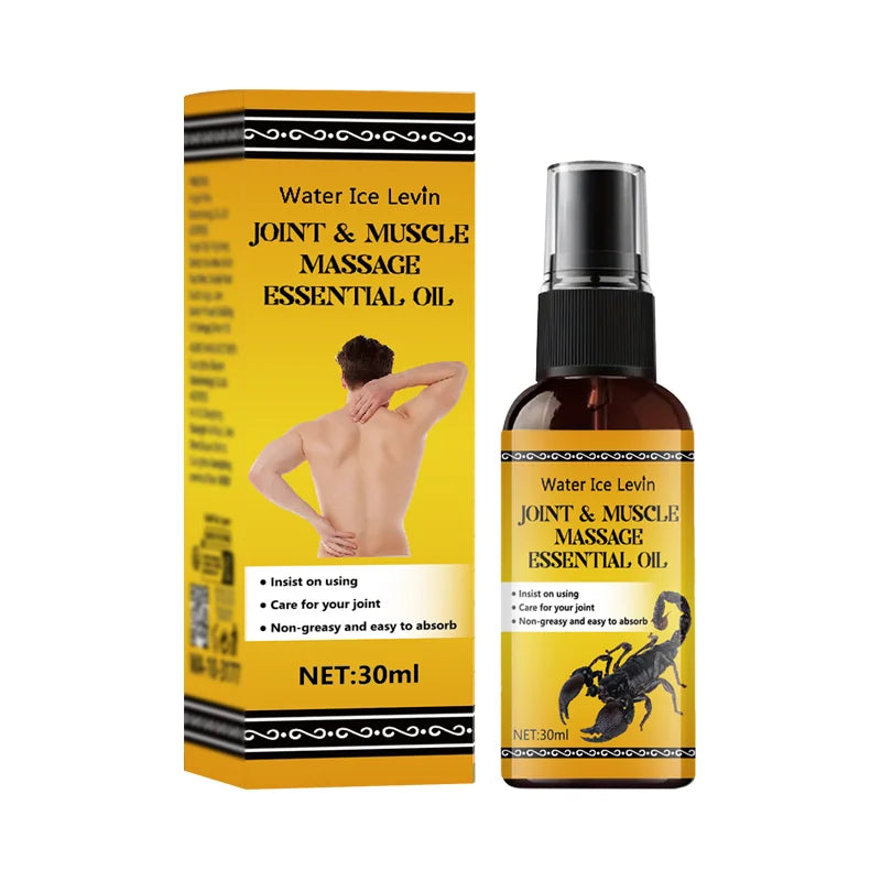 Bee Venom Joint & Muscle Massage Oil - Fast Absorbing Relief Cream