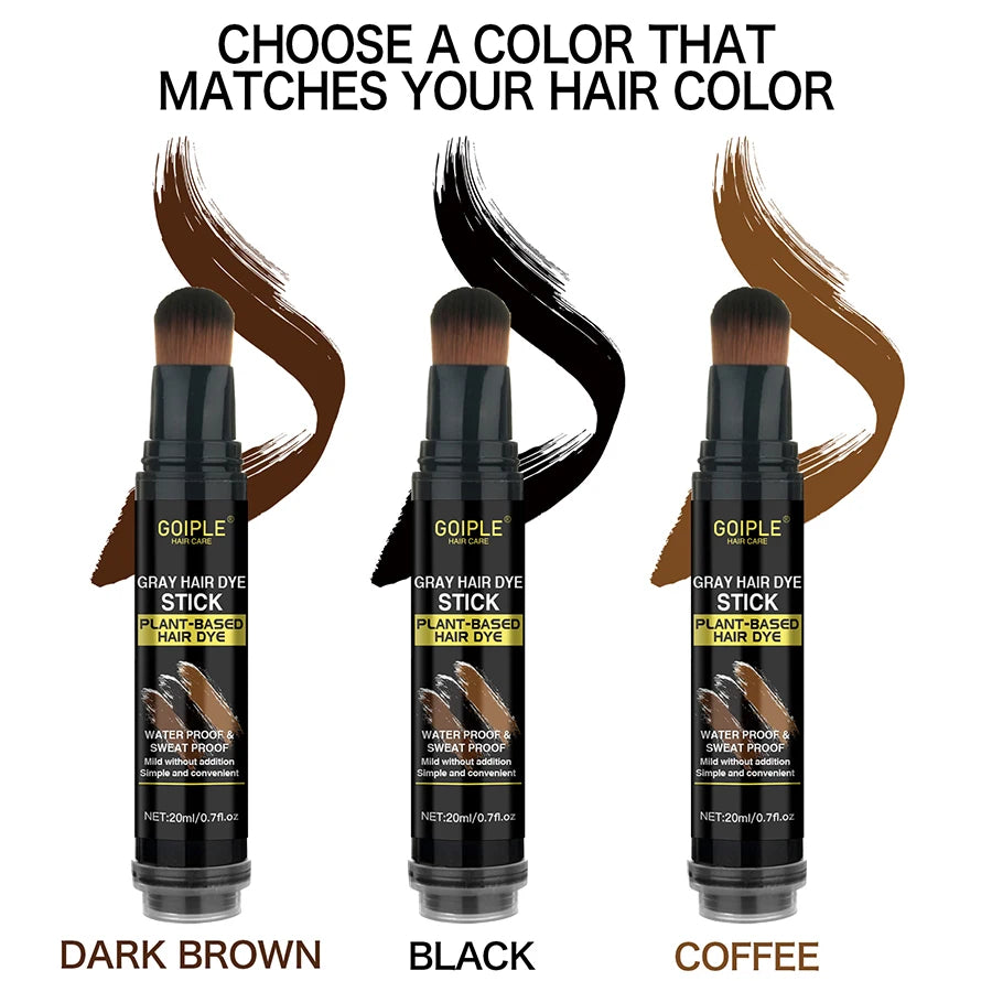 Gray Hair Dye Stick Temporary Root Touch Up Coloring Pen