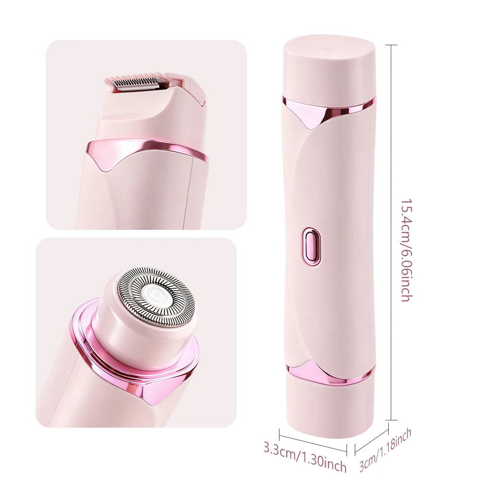 Dual-Head Electric Hair Trimmer for Women - 15