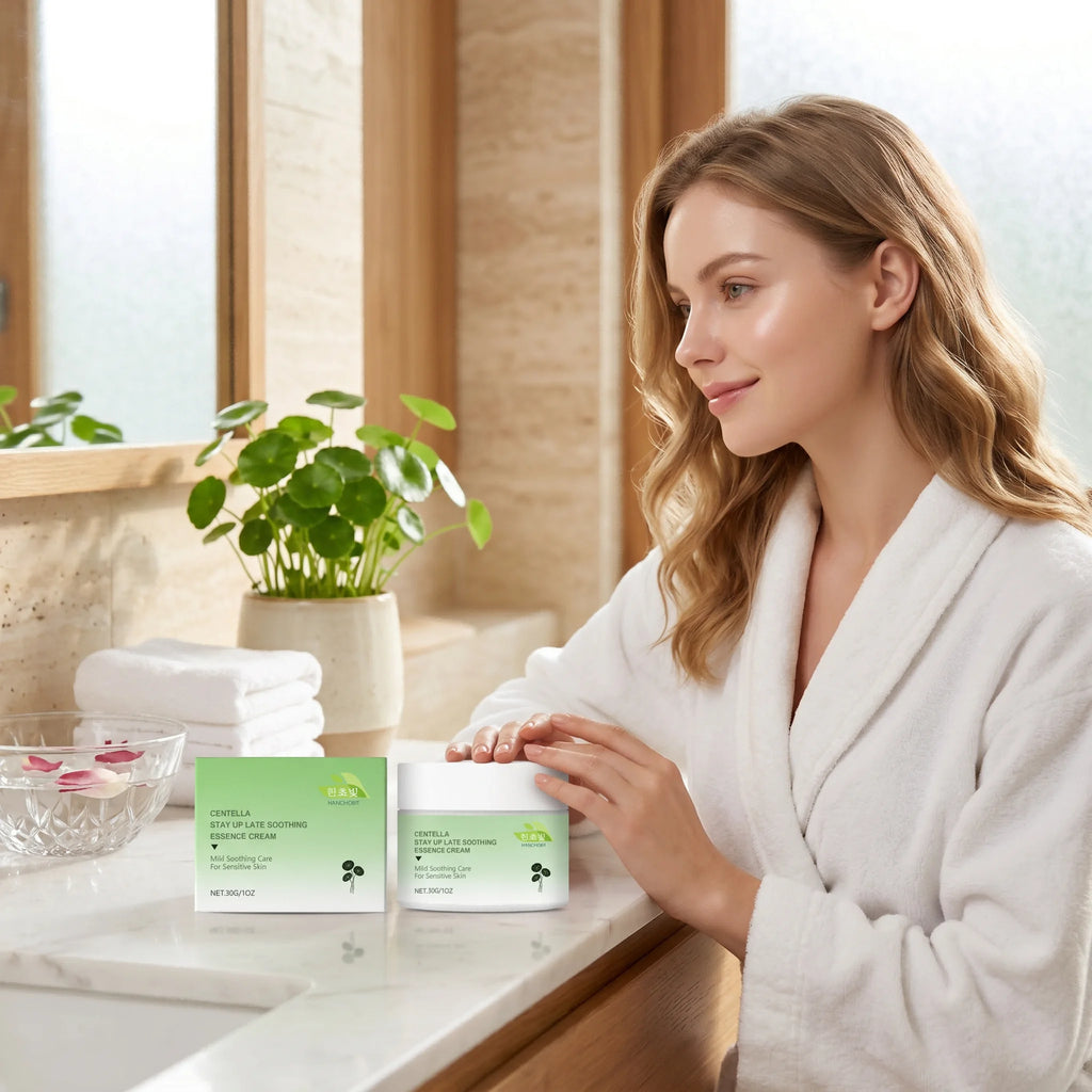 Centella Asiatica Soothing Cream for Sensitive Skin Redness Relief