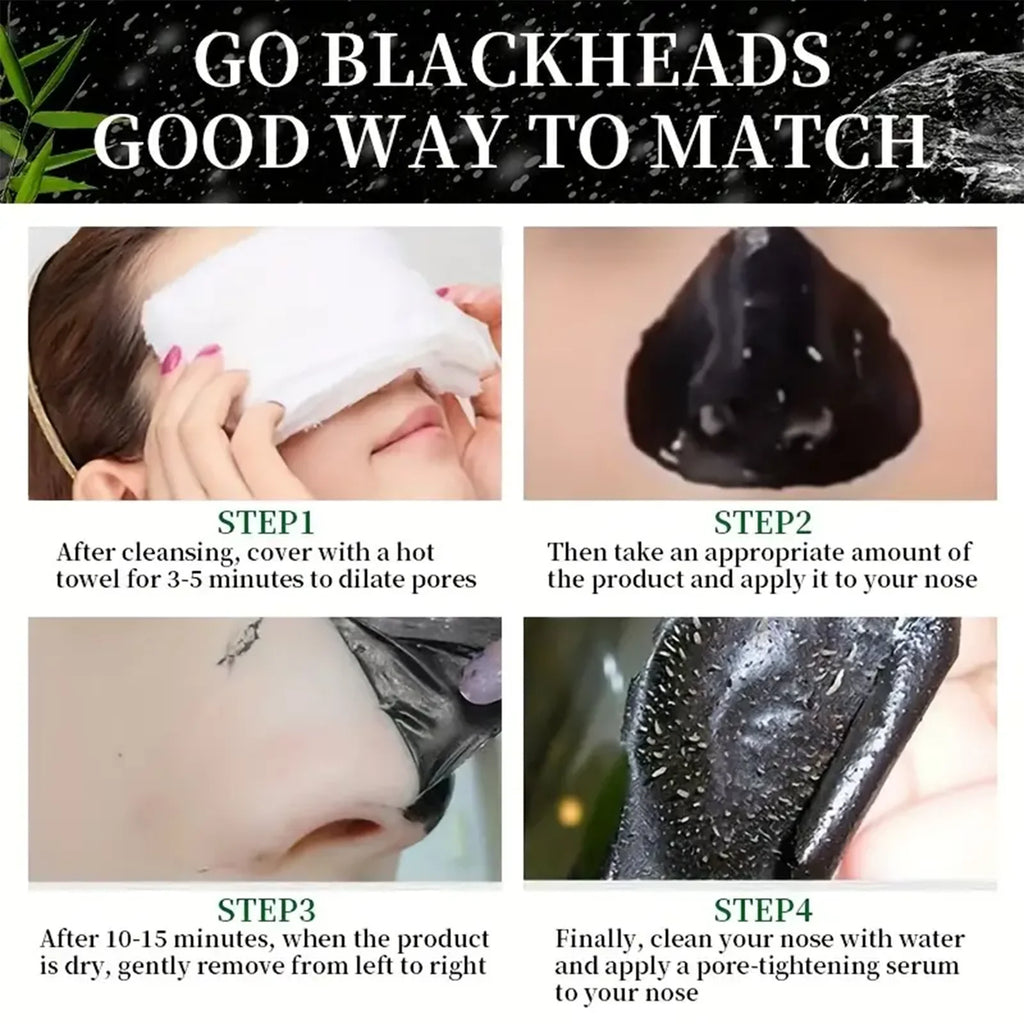 Water Ice Levin Bamboo Charcoal Peel Off Mask for Blackhead Removal