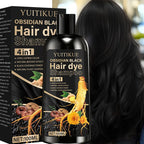 4-in-1 Obsidian Black Hair Dye Shampoo 100ml