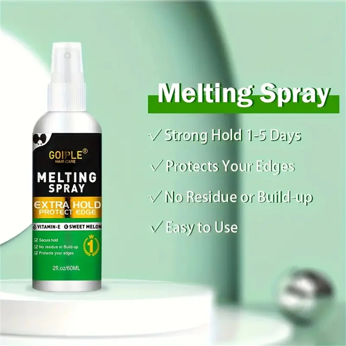 Lace Wig Melting Spray Extra Hold Adhesive for Frontal and Toupee 60ml