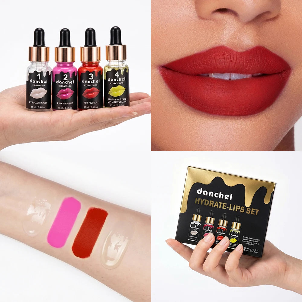 4-Step Lip Care and Tinting Treatment Set