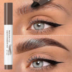 Waterproof Multi-Fork Liquid Eyebrow Pen for Natural Brows