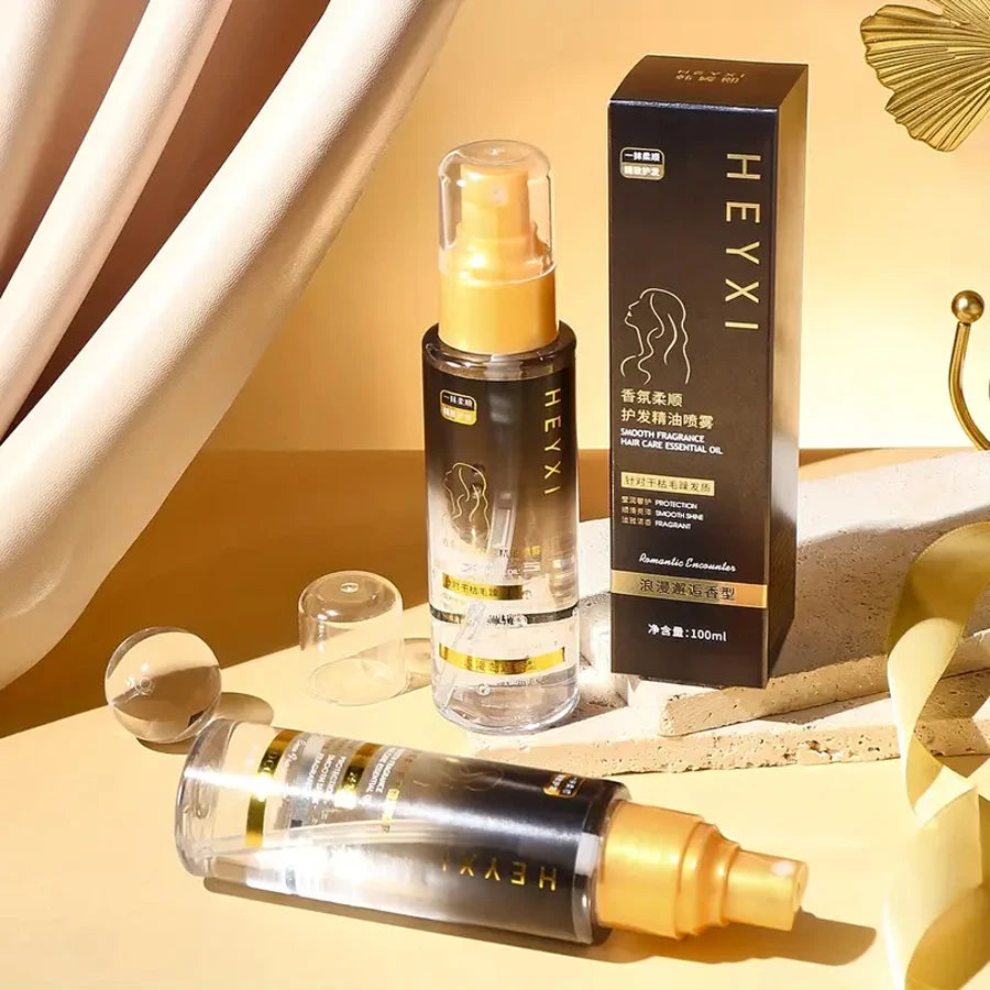 HEYXI Smooth Hair Care Essential Oil Spray for Dry Hair and Split Ends
