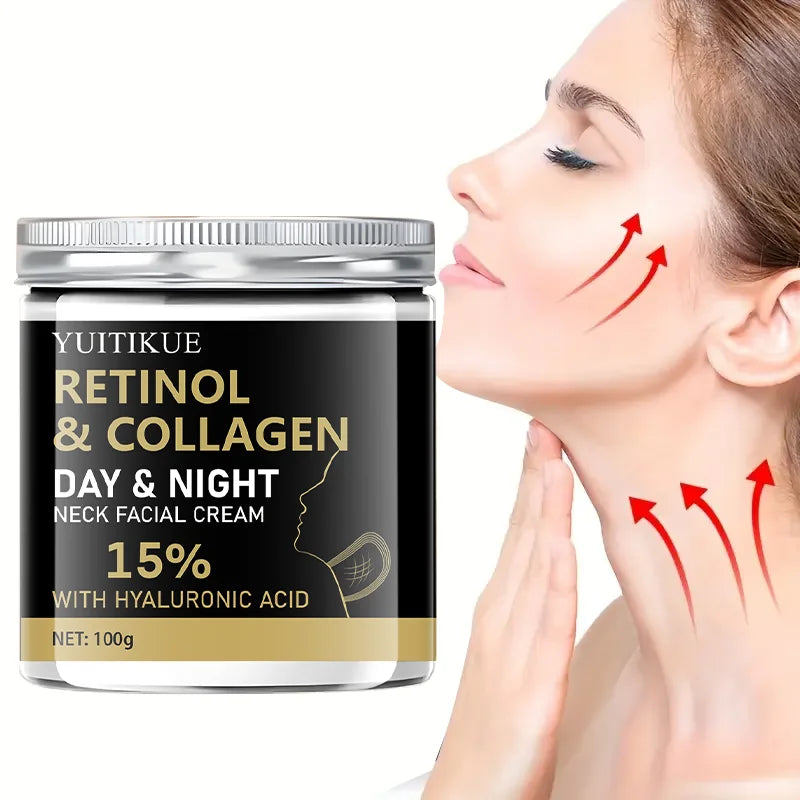 YUITIKUE Retinol Collagen Neck Cream 100g Firming Anti Aging Moisturizer