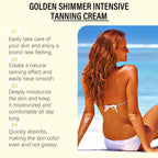 Intensive Tanning Accelerator Cream for Face and Body