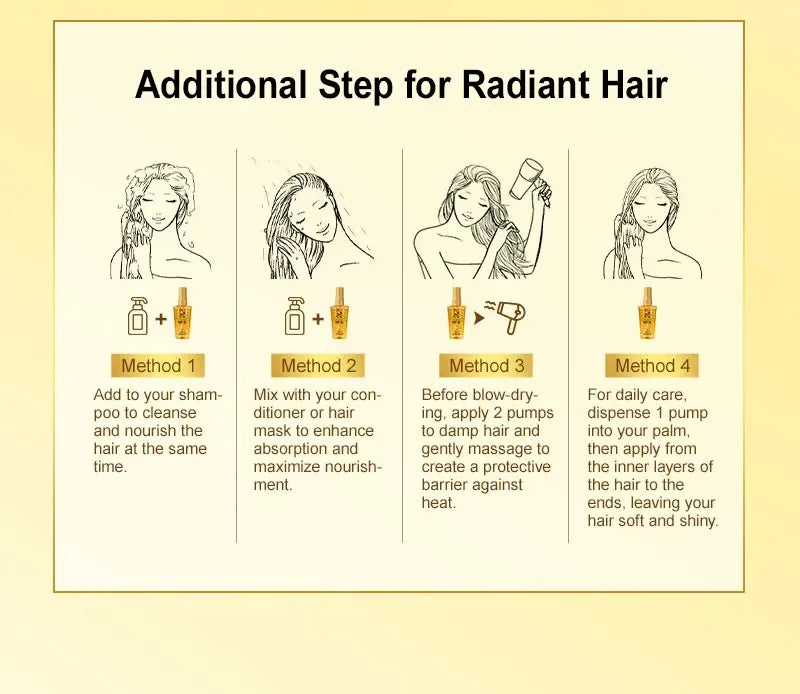 Amino Acid Hair Repair Oil for Smooth and Shiny Hair