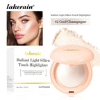 Silky Baked Highlighter Powder for Radiant Glass Skin Glow