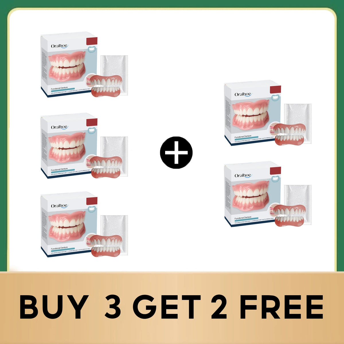 Temporary Silicone Denture Kit for Smile Restoration