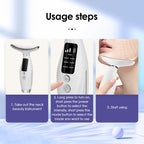 LED Facial and Neck Skin Tightening Massage Device