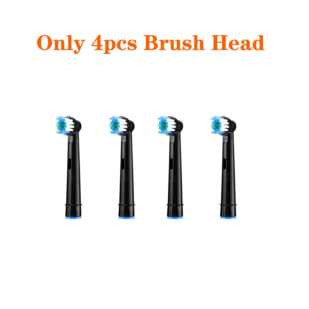 Rechargeable Rotating Electric Toothbrush with 4 Replacement Heads