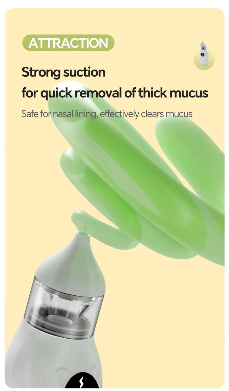 Electric Baby Nasal Aspirator with Adjustable Suction