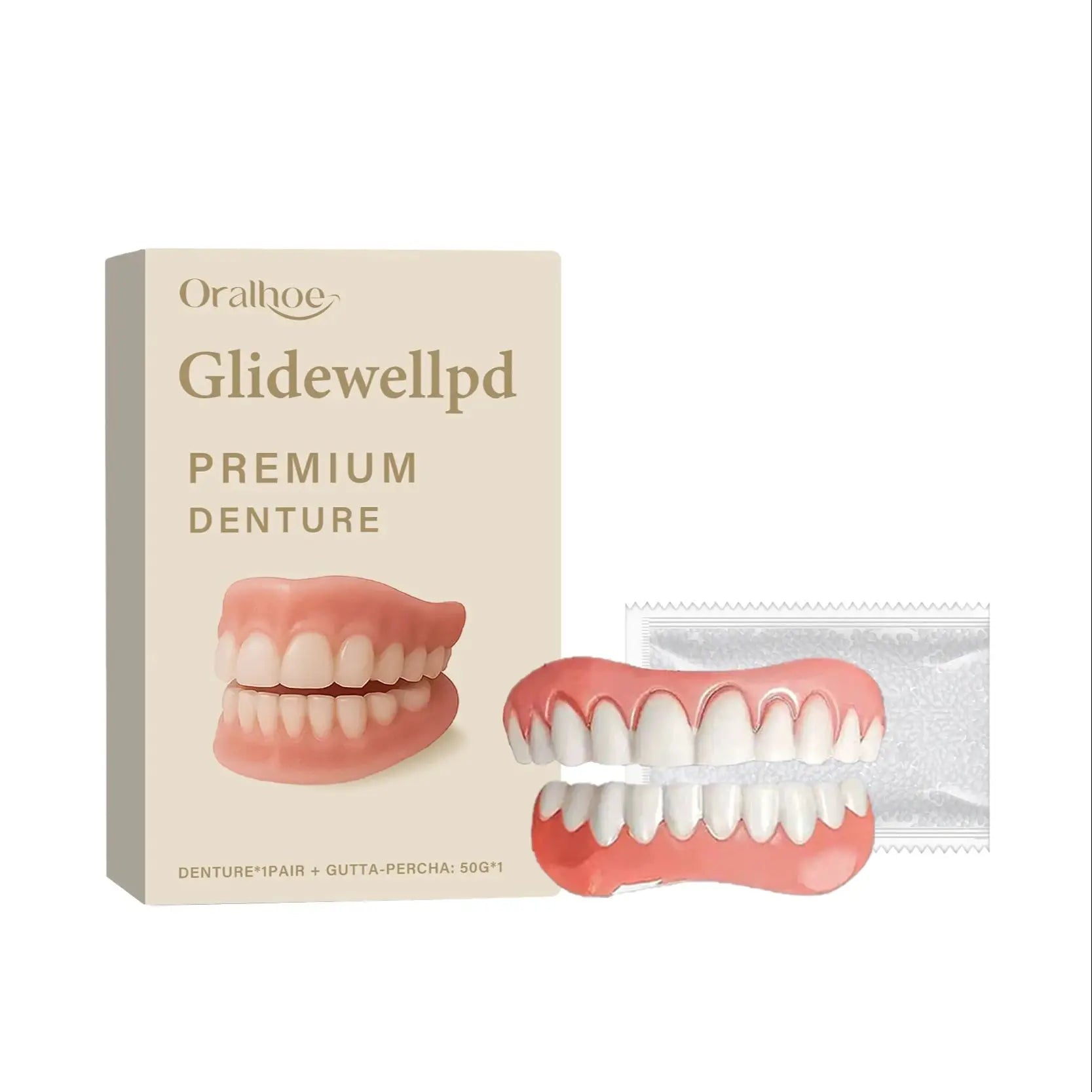 Temporary Silicone Denture Set for Smile Restoration - 15
