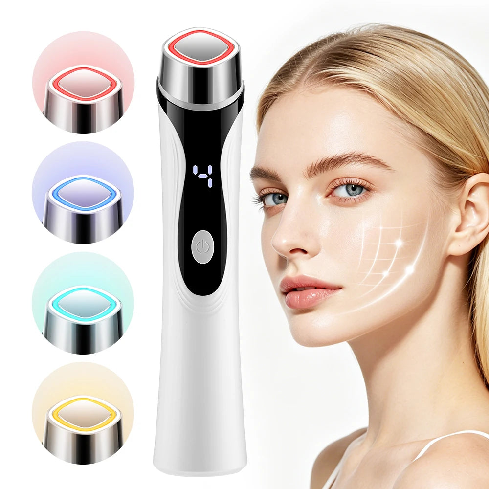 4-in-1 LED Facial Massager for Skin Tightening and Rejuvenation - 1