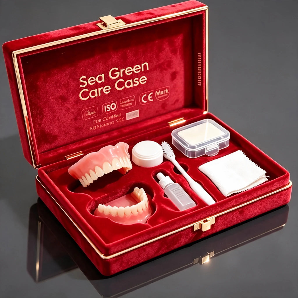 Complete Denture Care Kit with Travel Storage Case