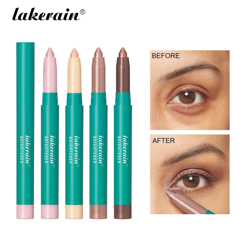 Waterproof Shimmer Eyeliner Pencil for Brightening Eye Makeup