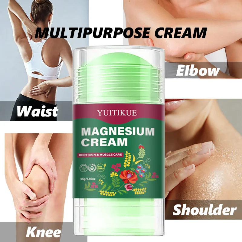 YUITIKUE Magnesium Cream Soothing Muscle and Joint Recovery Moisturizer