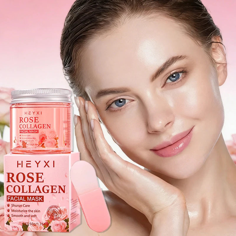 Heyxi Rose Collagen Peel Off Facial Mask Deep Moisturizing Treatment