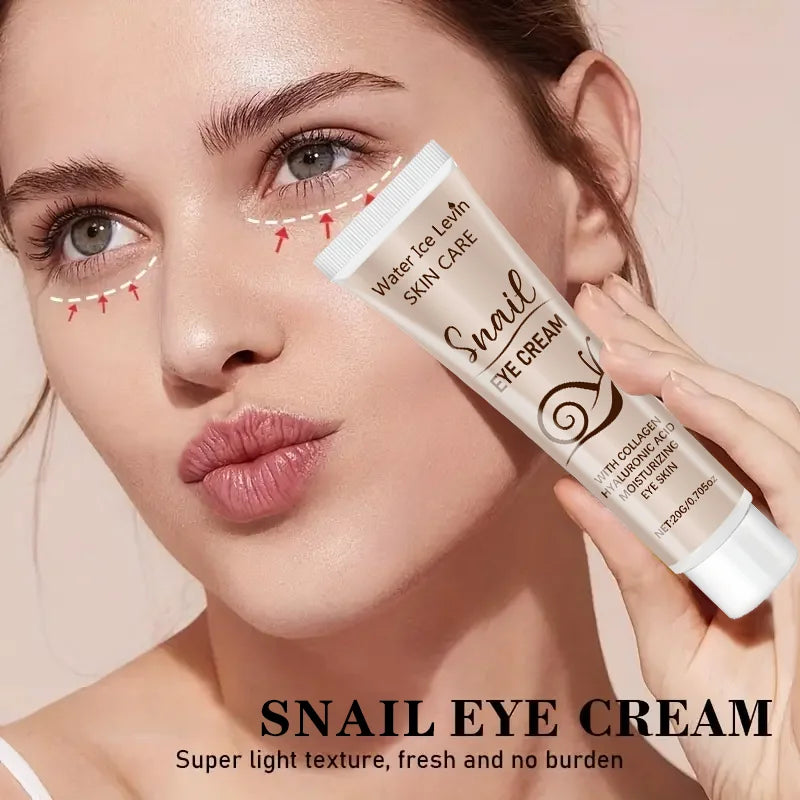 Water Ice Levin Snail Eye Cream Firming Moisturizing Treatment 20g