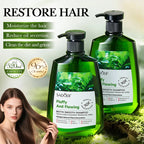 Sadoer Biotin Softening Shampoo 520ml Deep Cleansing Moisturizing Wash