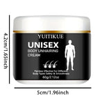 Unisex Body Hair Removal Cream 60g Painless Hair Remover