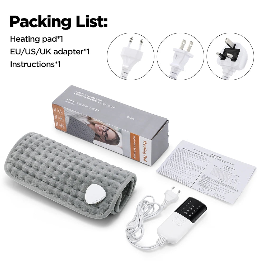 Electric Heating Pad for Body Pain Relief and Relaxation