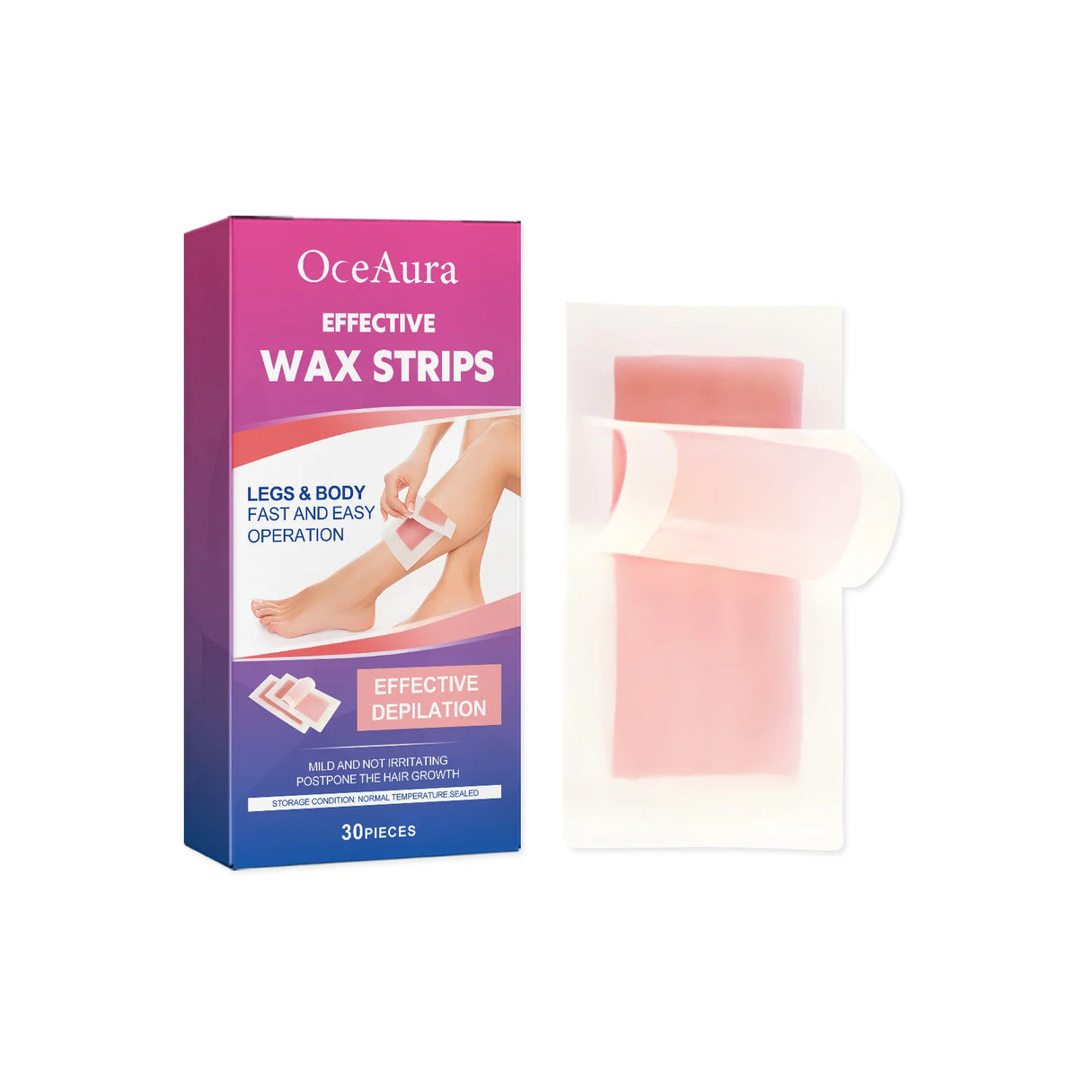 Full Body Hair Removal Wax Strips for Smooth Skin