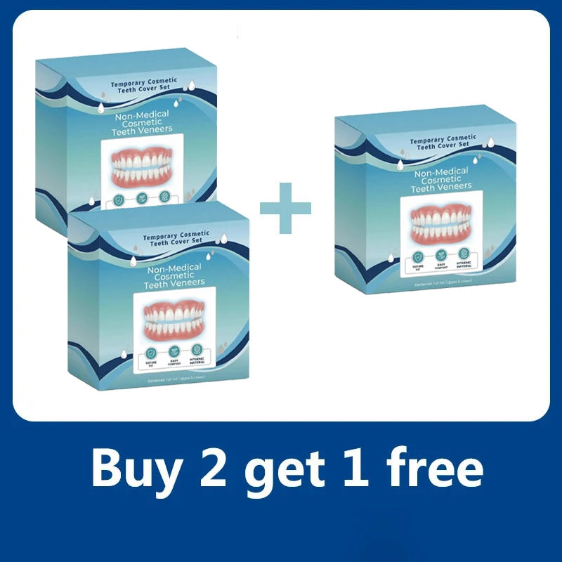 Temporary Silicone Denture Veneers for Natural Smile