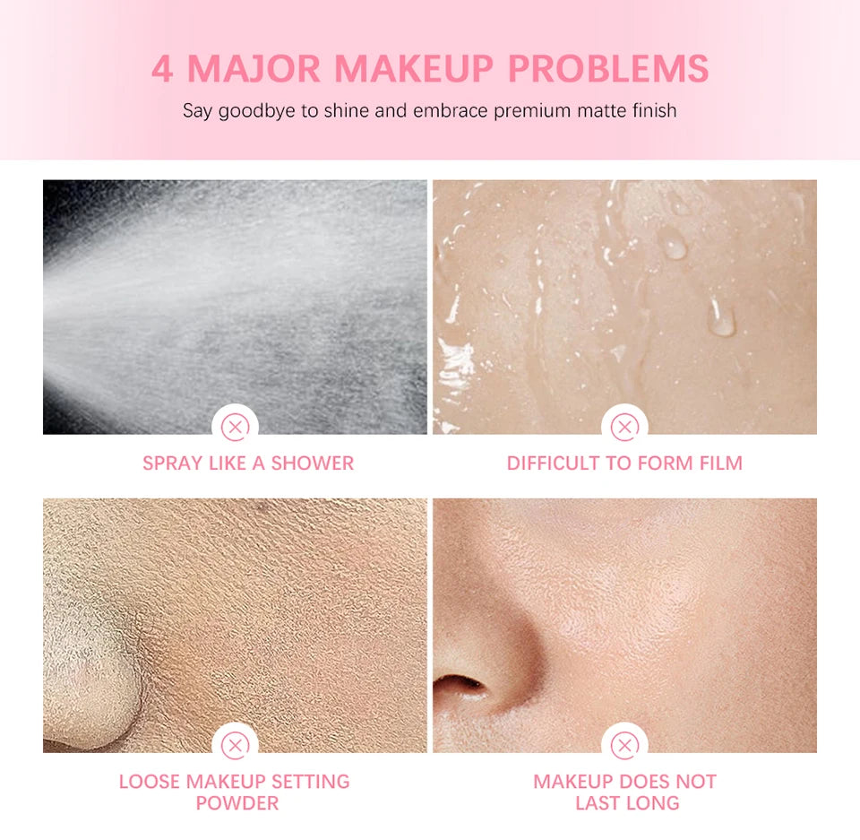 4-Piece Long-Lasting Matte Face Makeup Set - 16