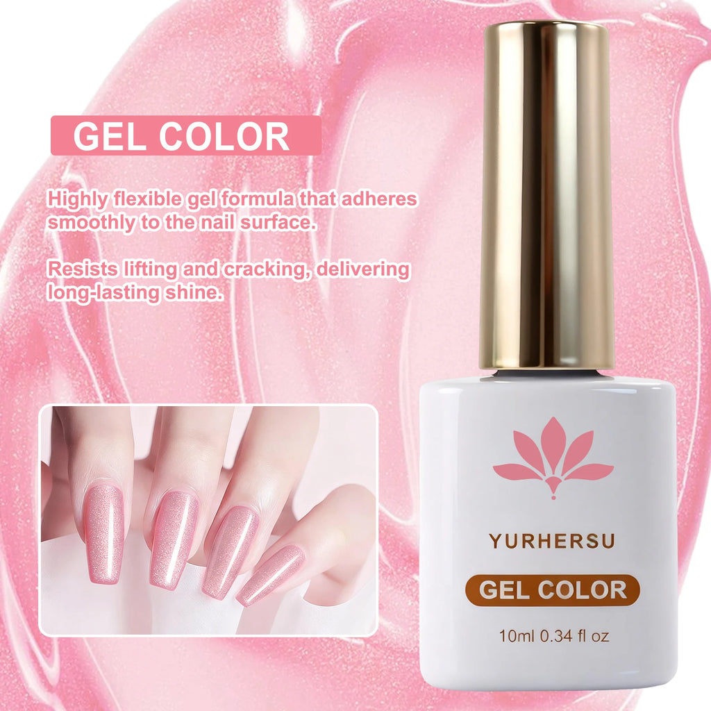 Yurhersu Long Lasting Gel Nail Polish Soak Off UV LED Manicure Varnish
