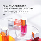 Hydrating Crystal Jelly Lip Glow Oil for Nourished Plump Lips