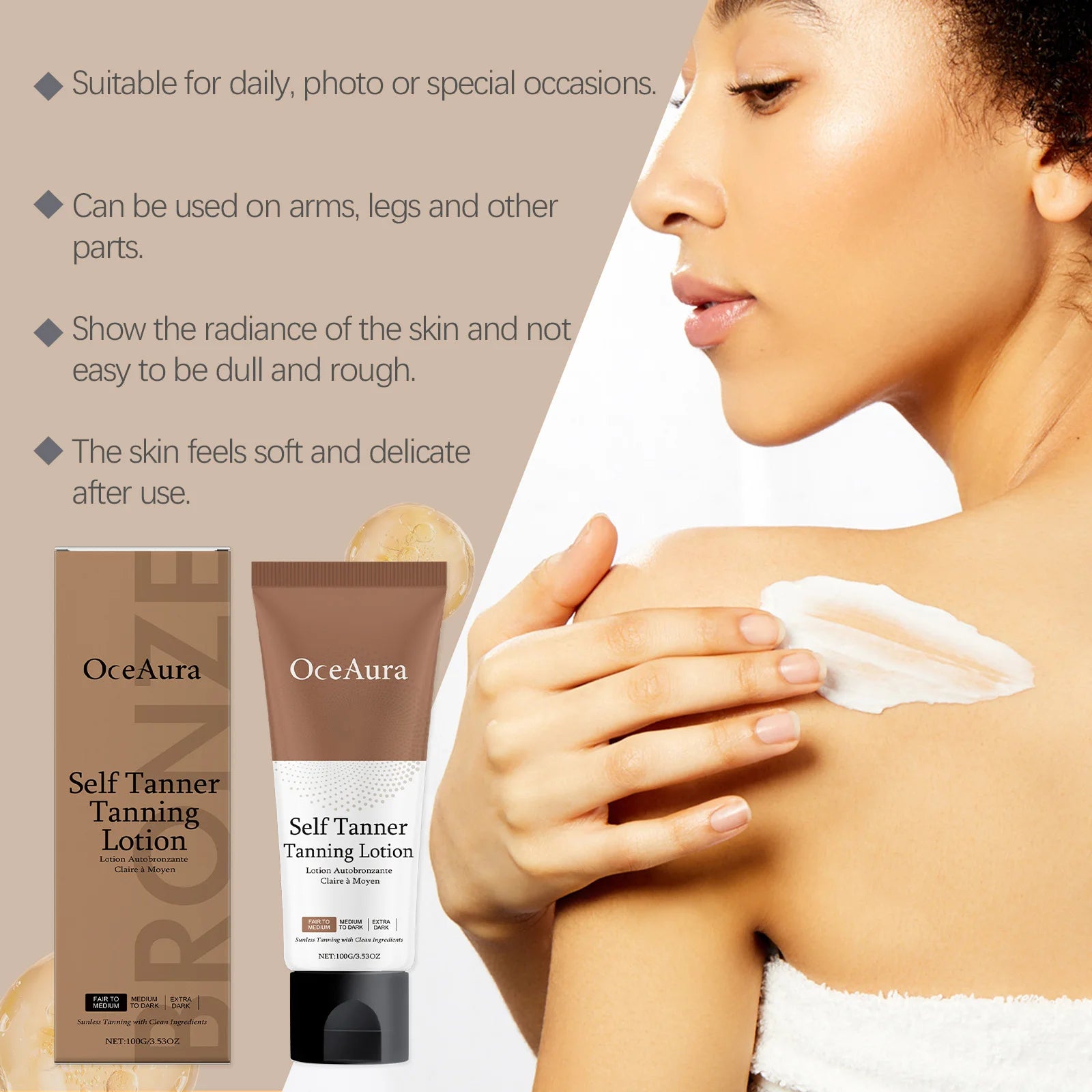 Gradual Self-Tanning Lotion for Natural Bronze Skin - 11