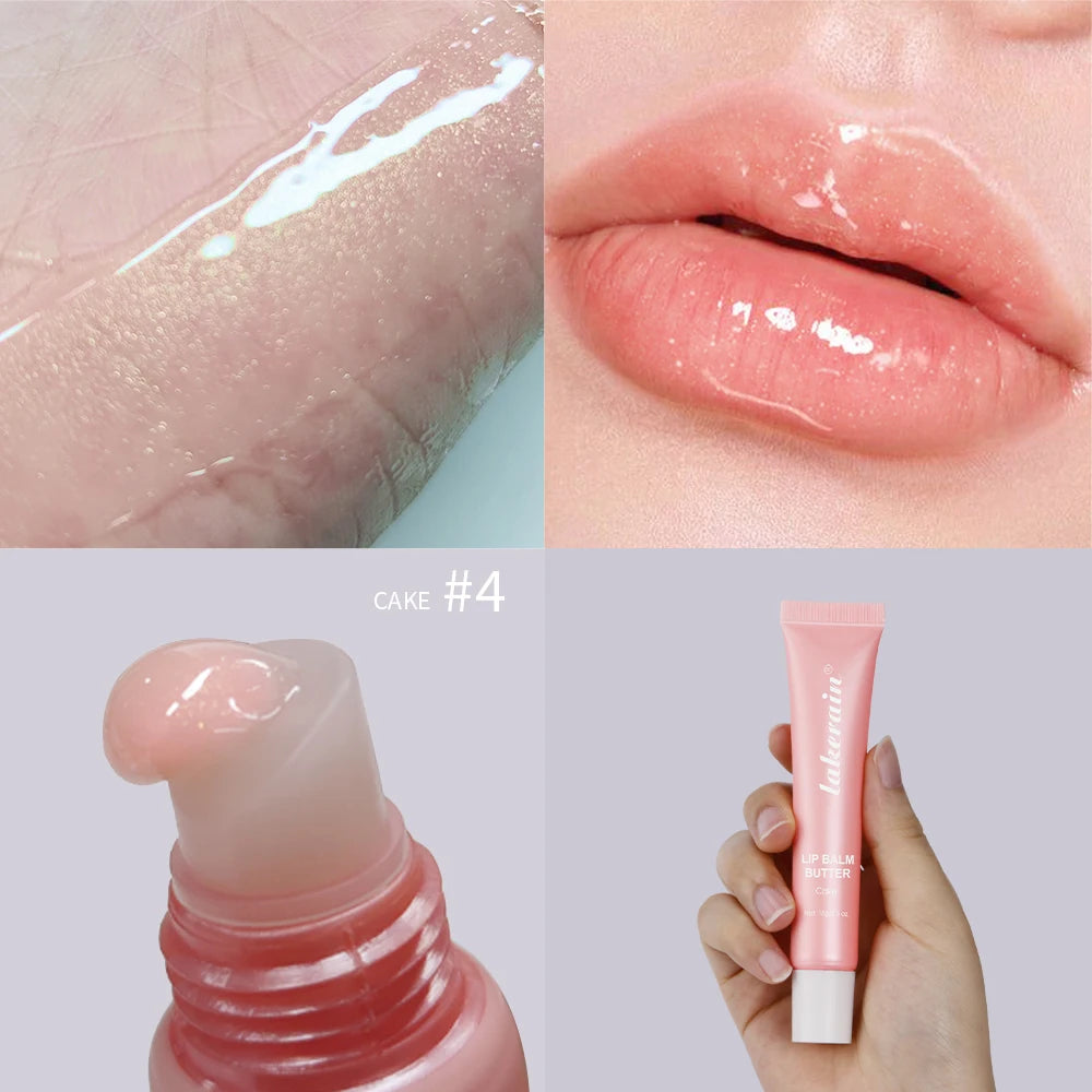 Hydrating Moisturizing Lip Balm Butter for Soft Glossy Lips - 4