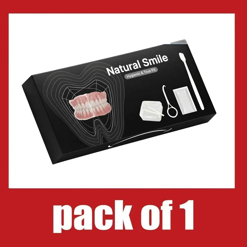 Full Mouth Denture Set with Cleaning and Storage Case