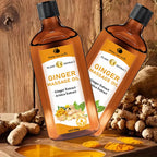 Cold Pressed Ginger Massage Oil Moisturizing Body and Skin Care