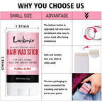 Floral Scent Hair Wax Stick for Smoothing Frizz and Flyaways 16g