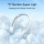 Portable Bladeless Neck Fan Rechargeable Hands Free Personal Cooler