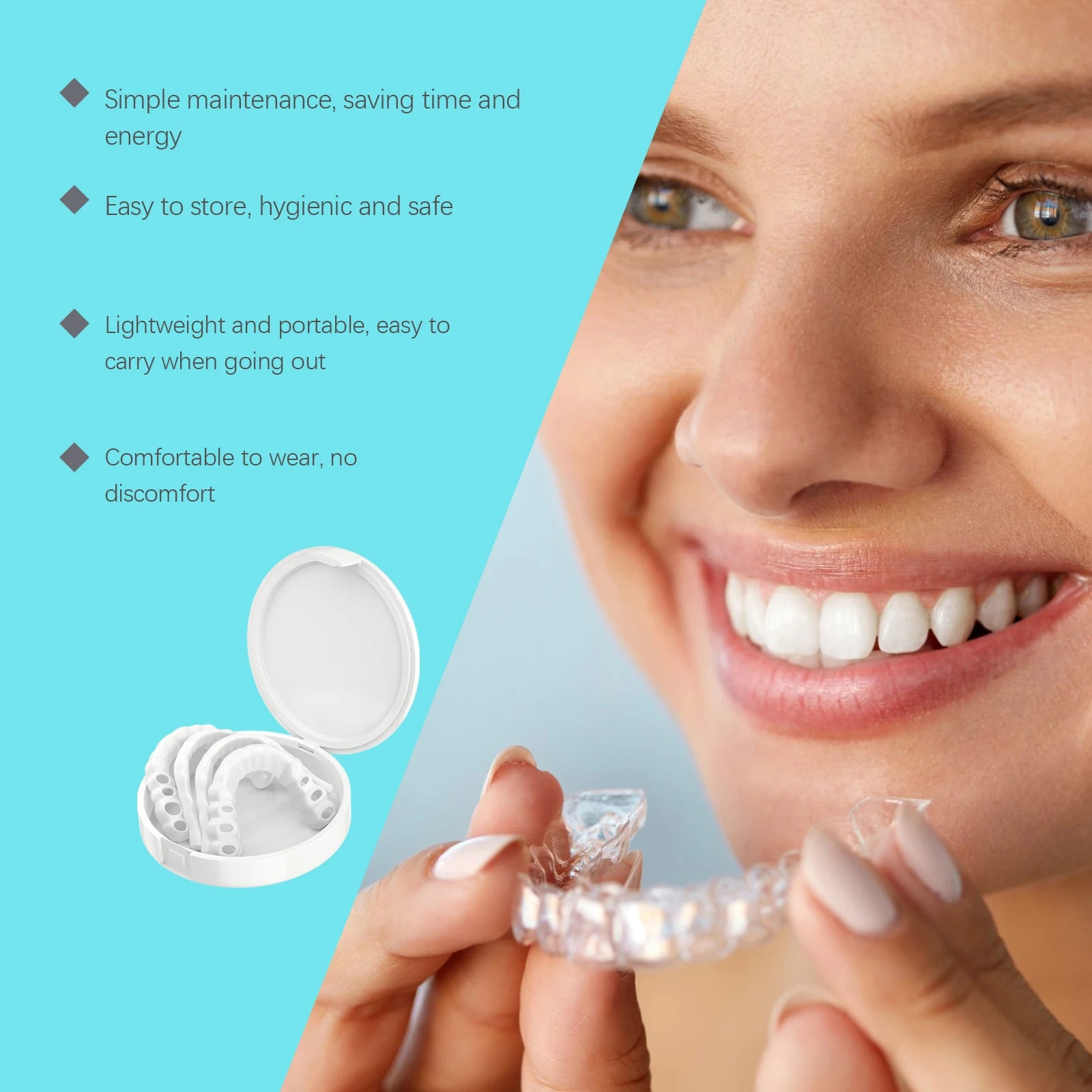 Adjustable Snap-On Dentures for Instant Smile Repair - 11