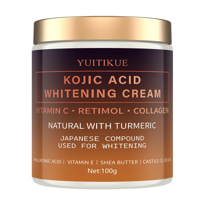 Kojic Acid Whitening Cream with Vitamin C and Turmeric for Face and Body - 7