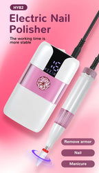 Portable Rechargeable Electric Nail Drill for Manicure and Pedicure